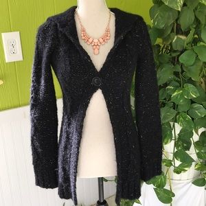 Guess Confetti Cableknit Cardigan